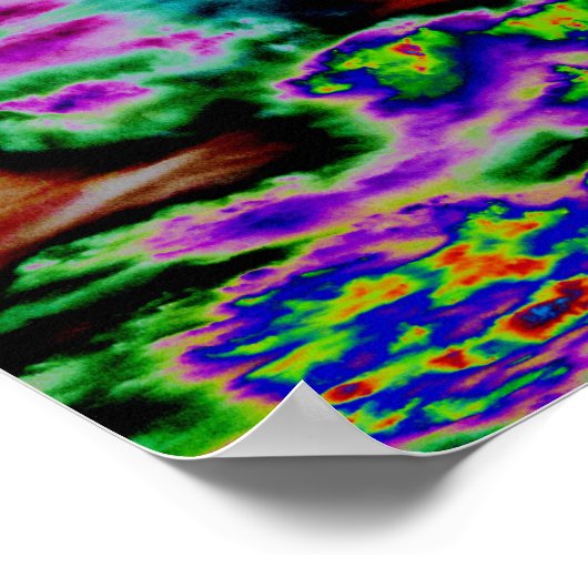 kosmisches Gedankenposter Poster (Ecke)