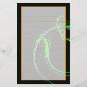 Kosmisches Glas IV Feinseilgarn Briefpapier