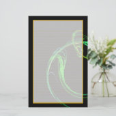 Kosmisches Glas IV Feinseilgarn Briefpapier (Stehend Vorderseite)