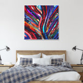 Kosmisches Groove-Gemälde auf Leinwand (Insitu (Schlafzimmer))