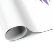 Kosmisches Hexenkatzen-Kristallkugel-Kawaii-Gesche Geschenkpapier (Rolleneckpunkt)