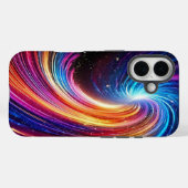 Kosmisches Hologramm Case-Mate iPhone Hülle (Rückseite (Horizontal))