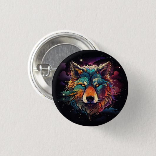 Kosmisches Howl Button (Vorne & Hinten)