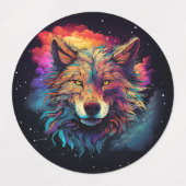 Kosmisches Howl Etiketten (Design 2)