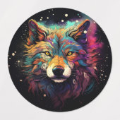 Kosmisches Howl Etiketten (Design 1)