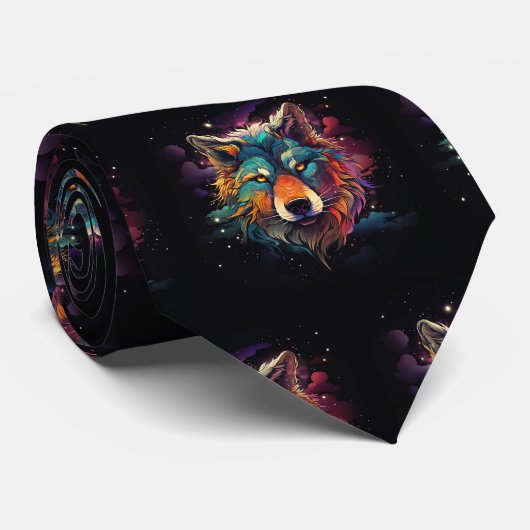 Kosmisches Howl Krawatte (Gerollt)