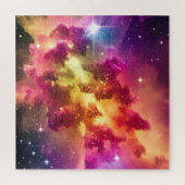 Kosmisches Indigofarbnebel Galaxie-Ereignis Puzzle (Vertikal)