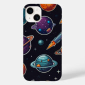 Kosmisches iPhone Case: Raum-Themed Phone Cover (Rückseite)