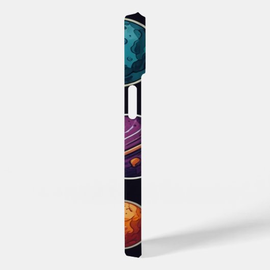 Kosmisches iPhone Case: Raum-Themed Phone Cover (Rückseite / Rechts)