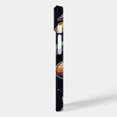 Kosmisches iPhone Case: Raum-Themed Phone Cover (Rückseite / Links)
