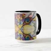 Kosmisches Kaninchen Tasse (VorderseiteRechts)