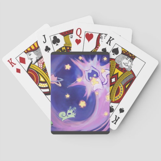 Kosmisches KitKat T-Shirt Spielkarten (Rückseite)