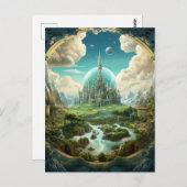 kosmisches Königreich Postkarte (Vorne/Hinten)