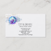 *~* kosmisches Kristallgold spielt Visitenkarte (Rückseite)