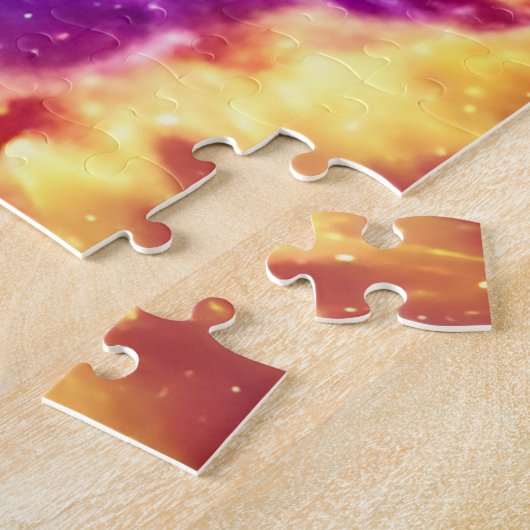 Kosmisches Lernen Spaß Phantastischer Nebeln im Un Puzzle (Seite)