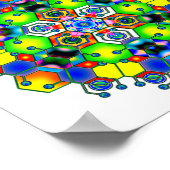 Kosmisches Mandala 1 Poster (Ecke)