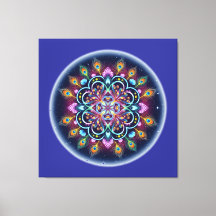 Kosmisches Mandala-Leinwand-Wandkunst