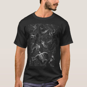 Kosmisches Meer (Schwarze Version) T-Shirt
