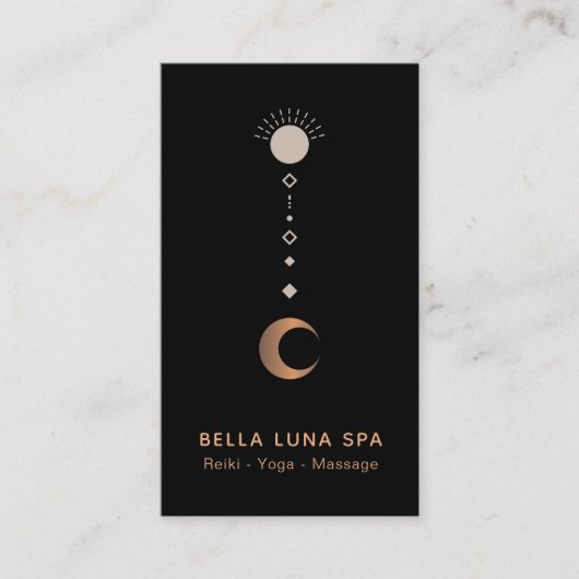 *~* Kosmisches Mondfisch-Universum Shaman Moon Tot Visitenkarte (Vorderseite)