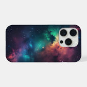 Kosmisches Nebel-Gaming-Design iPhone Hülle (Rückseite (Horizontal))