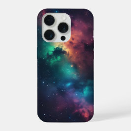 Kosmisches Nebel-Gaming-Design iPhone 15 Pro Hülle
