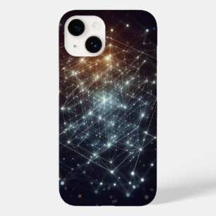 Kosmisches Neuralnetzwerk-Handyhülle - Leuchtender Case-Mate iPhone 14 Hülle