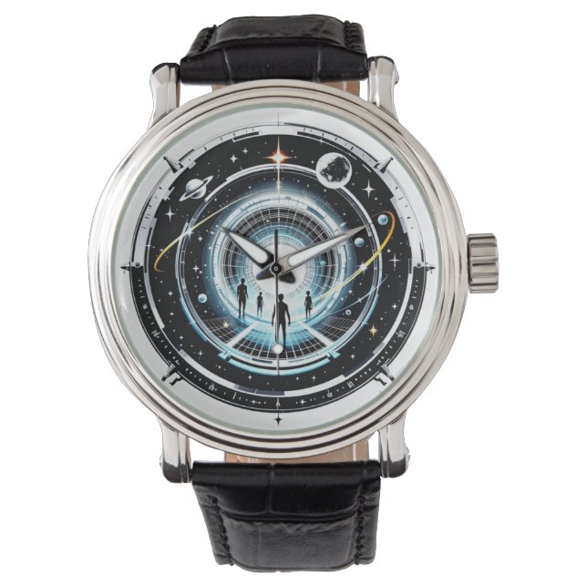 Kosmisches Portal Armbanduhr (Vorderseite)