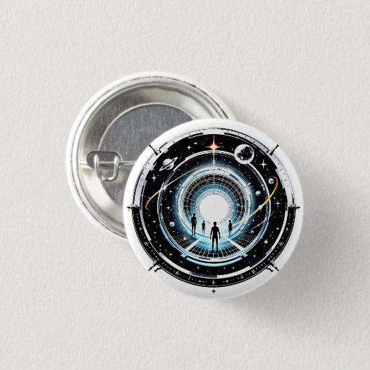 Kosmisches Portal Button (Vorne & Hinten)