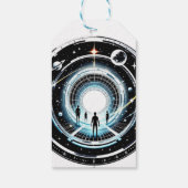 Kosmisches Portal Geschenkanhänger (Rückseite)