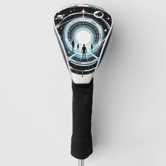Kosmisches Portal Golf Headcover (Vorderseite)