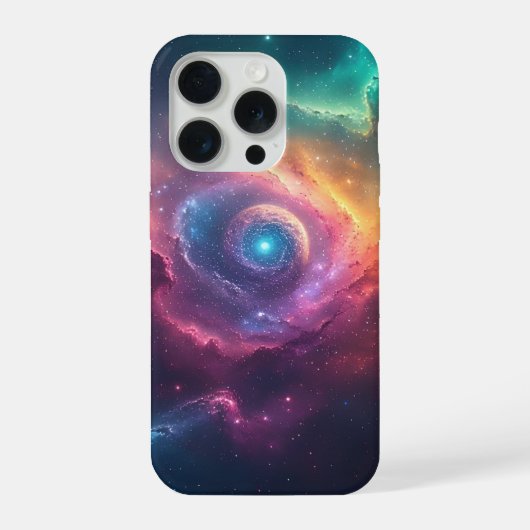 Kosmisches Portal-Nebel-Design iPhone Hülle (Rückseite)