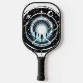 Kosmisches Portal Pickleball Schläger (Rückseite)