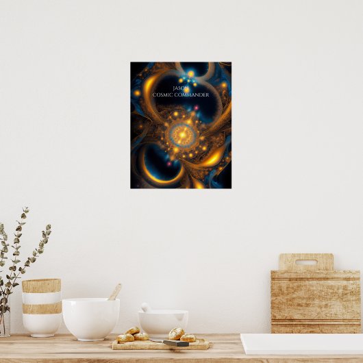 KOSMISCHES PORTAL POSTER (Küche)