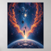Kosmisches Portal Poster (Vorne)