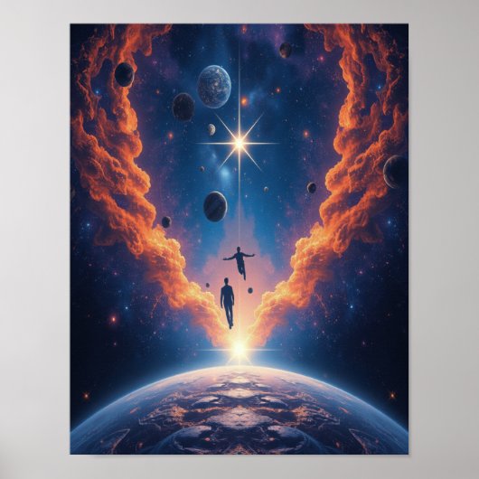 Kosmisches Portal Poster (Vorne)