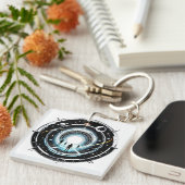 Kosmisches Portal Schlüsselanhänger (Vorderseite rechts)