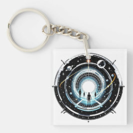 Kosmisches Portal Schlüsselanhänger