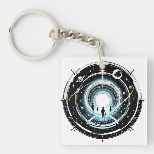 Kosmisches Portal Schlüsselanhänger (Vorderseite)