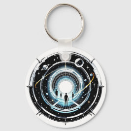 Kosmisches Portal Schlüsselanhänger