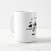 Kosmisches Portrait Kaffeetasse (Vorderseite Links)