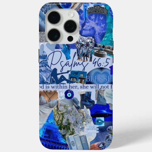Kosmisches Psalmen-Collage-Aesthetic-iPhone-Case | Case-Mate iPhone Hülle (Rückseite)