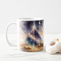 Kosmisches Pyramiden-Design Altägypten Inspiriert