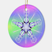 Kosmisches Saatgut - RePHIning Keramik Ornament (Links)
