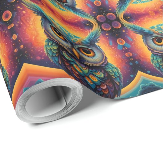 Kosmisches Schaf der Weisheit Geschenkpapier (Rolleneckpunkt)