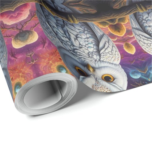 Kosmisches Schaf der Weisheit Geschenkpapier (Rolleneckpunkt)