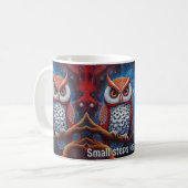 Kosmisches Schaf der Weisheit Inspirationische Kaf Kaffeetasse (Vorderseite Links)