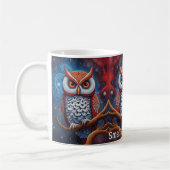 Kosmisches Schaf der Weisheit Inspirationische Kaf Kaffeetasse (Links)