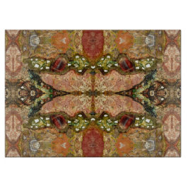 Kosmisches Schmetterlings-Schneidebrett durch Schneidebrett