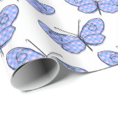 Kosmisches Schmetterlingsmuster Geschenkpapier (Rolleneckpunkt)