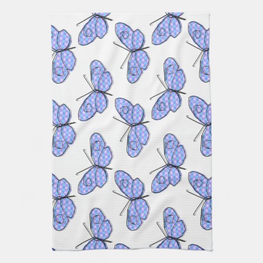 Kosmisches Schmetterlingsmuster Handtuch (Vertikal)